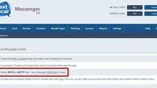 TextLocal screenshot