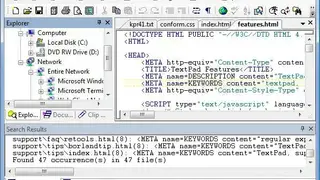 TextPad screenshot