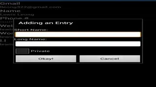 Textspansion screenshot