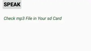 Text/Speech To Mp3 Converter screenshot