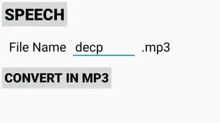 Text/Speech To Mp3 Converter screenshot