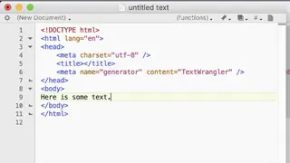 TextWrangler screenshot