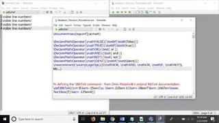 TeXworks screenshot