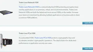 Thales SafeNet Payment HSM screenshot