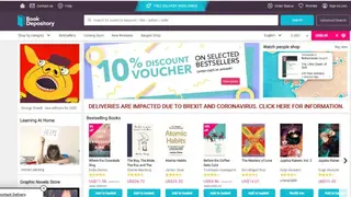 The Book Depository screenshot