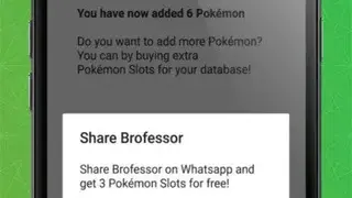 The Brofessor App for Pokemon GO screenshot
