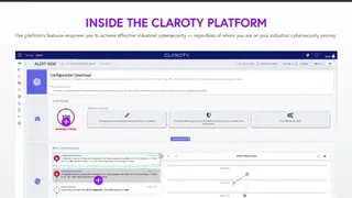 The Claroty Platform screenshot