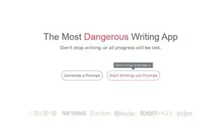 The Most Dangerous Writing App screenshot
