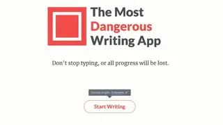 The Most Dangerous Writing App screenshot