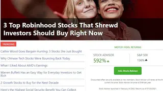 The Motley Fool screenshot
