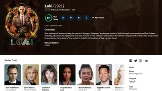 The Movie db screenshot