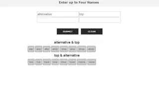 The Name Combiner screenshot
