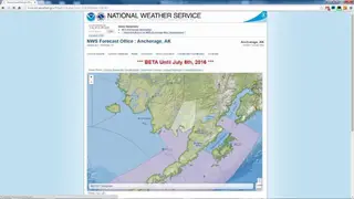 The National Weather Service screenshot