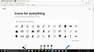 The Noun Project screenshot