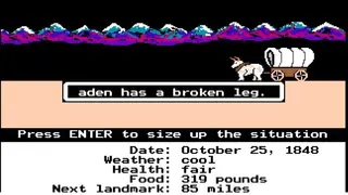 The Oregon Trail screenshot
