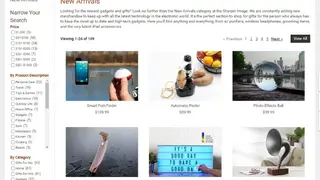 The Sharper Image screenshot