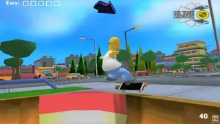 The Simpsons Skateboarding screenshot
