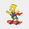 The Simpsons Skateboarding
