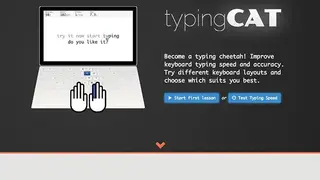 The Typing Cat screenshot