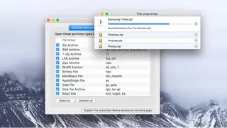 The Unarchiver screenshot
