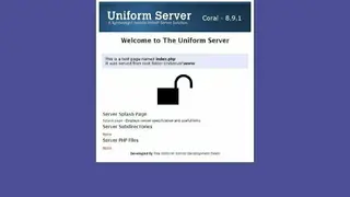 The Uniform Server screenshot