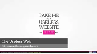 The Useless Web screenshot