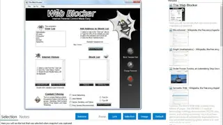 The Web Blocker screenshot