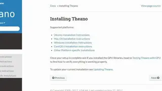 Theano screenshot