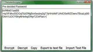 TheLetterEncrypter screenshot