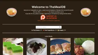 TheMealDB screenshot