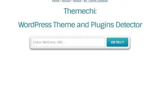 Themechi WordPress Theme and Plugins Detector screenshot