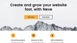 Themeisle Neve screenshot