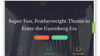 Themeisle Neve screenshot