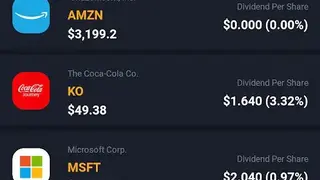 TheRich. – Stock, Dividends, Portfolio screenshot
