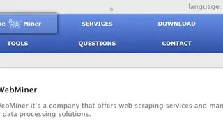 TheWebMiner screenshot