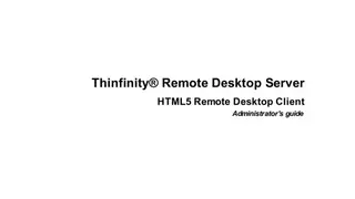Thinfinity Remote Desktop Workstation screenshot