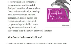 Think Python screenshot