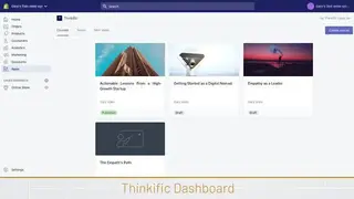Thinkific screenshot