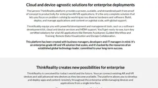 ThinkReality screenshot
