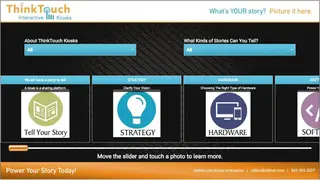 ThinkTouch Interactive Kiosk screenshot