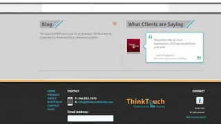 ThinkTouch Interactive Kiosk screenshot