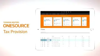 Thomson Reuters ONESOURCE screenshot
