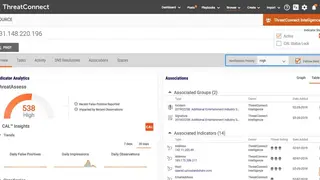 ThreatConnect Threat Intelligence Platform (TIP) screenshot
