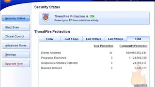 ThreatFire screenshot