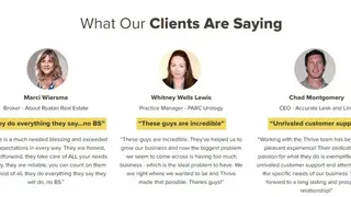 Thrive Agency screenshot