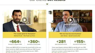 Thrive Internet Marketing Agency screenshot