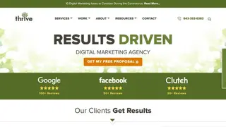 Thrive Internet Marketing Agency screenshot