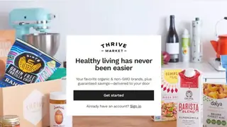 Thrive Market screenshot