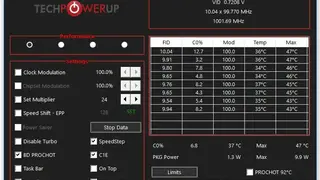 ThrottleStop screenshot