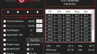 ThrottleStop screenshot